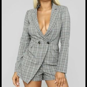 'Long Hours' blazer romper